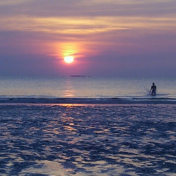 sunset beach ocean tanzania zanzibar